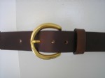 Leather Belt MahogBrwn 1.25" - 1822-Mahog